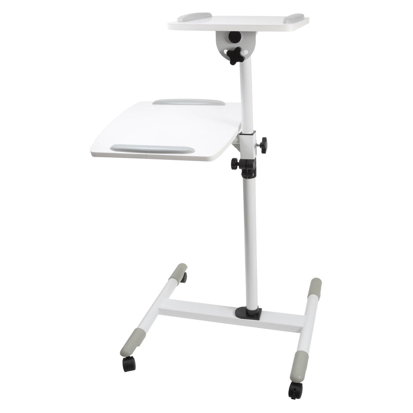 Station de travail mobile et support de projecteur ProperAV - Blanc