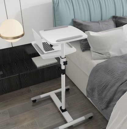 Station de travail mobile et support de projecteur ProperAV - Blanc