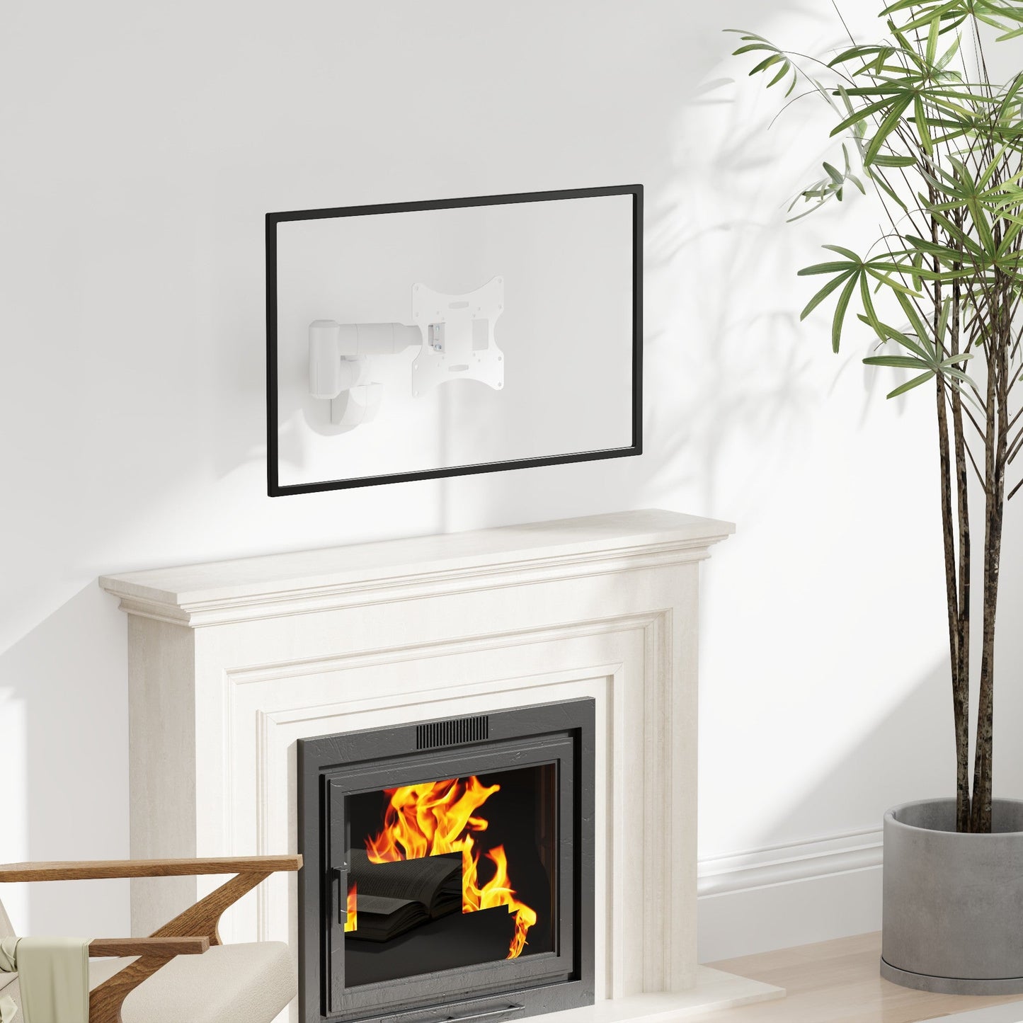 ProperAV TV Wall Bracket (23" - 43" / 30kg Capacity / VESA Max. 200x200)