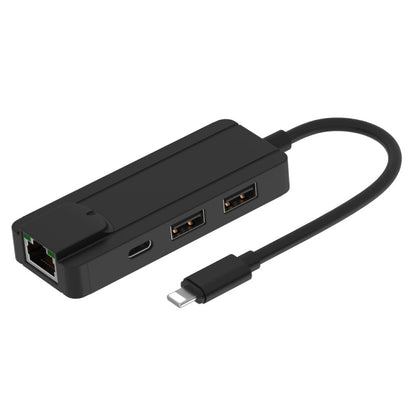 Adaptateur USB 2.0 Hub RJ45 vers 8 broches Onten 75002 (noir)