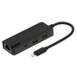 Adaptateur USB 2.0 Hub RJ45 vers 8 broches Onten 75002 (noir)