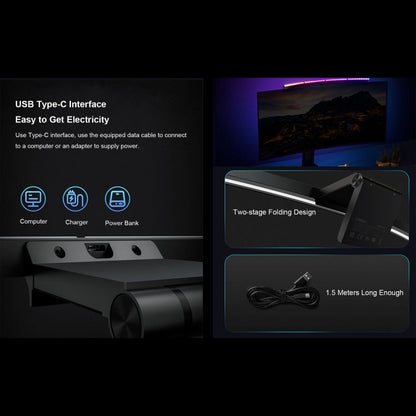 Xiaomi Youpin LYMAX Pro Computer Monitor Light Bar USB-C/Type-C Stepless Dimming Screen Hanging Light