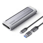 ORICO AXM2-G2-V1-GY-BP M.2 NVMe SSD Enclosure with Silicone Protective Case & Type-C+USB Cable