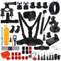 [US Warehouse] PULUZ 53 in 1 Accessories Total Ultimate Combo Kits (Chest Strap + Suction Cup Mount + 3-Way Pivot Arms + J-Hook Buckle + Wrist Strap + Helmet Strap + Extendable Monopod + Surface Mount ...  for GoPro, Insta360, DJI and Other Action Cameras
