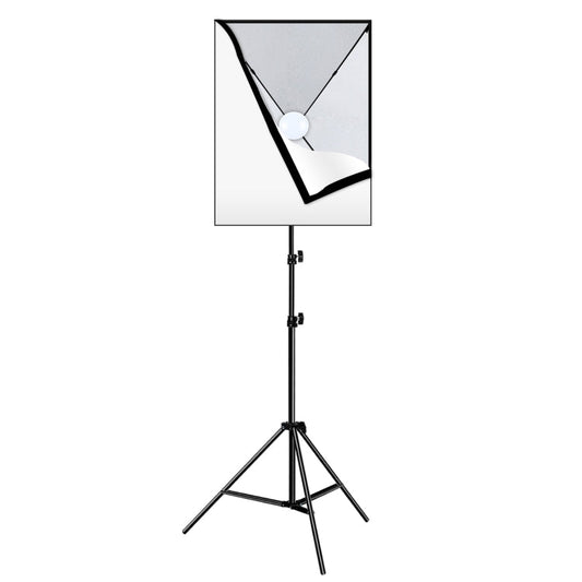 PULUZ Softbox Lighting Kit 2 PCS 50x70cm Professional Photo Studio Photography Light Equipment with 2 x 220V E27 Socket Bulb Photography Lighting Kit(US Plug)