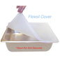 GN 1/4 Silicone Gastronorm Hi-Heat Lid Clear