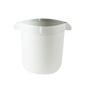 10 Gal Plastic Trash Can w/o Lid White