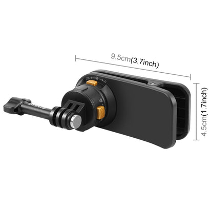 PULUZ Magnetic Quick Release Backpack Strap Clip (Black)