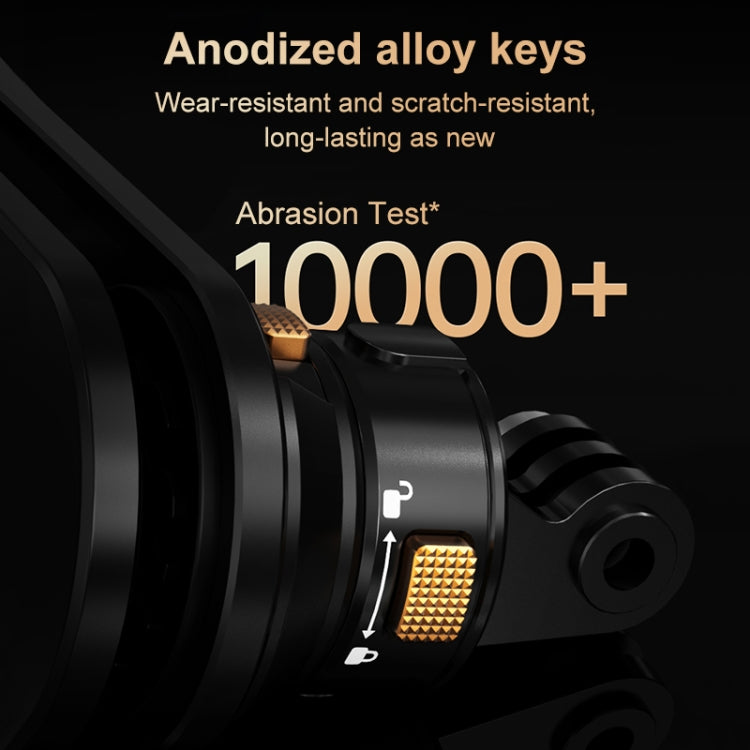 PULUZ Magnetic Quick Release Backpack Strap Clip (Black)