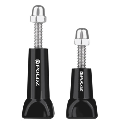 PULUZ Plastic Thumb Knob Standard Long Screw + Short ScrewGoPro, Insta360, DJI and Other Action Cameras(Black)