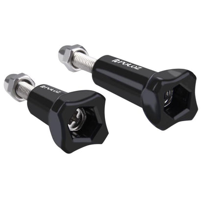PULUZ Plastic Thumb Knob Standard Long Screw + Short ScrewGoPro, Insta360, DJI and Other Action Cameras(Black)