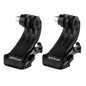 2 Pcs Support en J à Surface Verticale Noir PULUZ