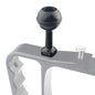 Adaptateur de rotule en aluminium avec vis 1/4 pouce PULUZ pour GoPro, Insta360, DJI et autres caméras d'action, diamètre : 2,5 cm (noir)