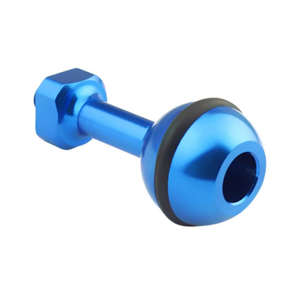 PULUZ 1/4 inch Screw Aluminum Ball Adapter Mount for GoPro, Insta360, DJI and Other Action Cameras, Diameter: 2.5cm(Blue)