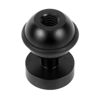 Support d'adaptateur à rotule en aluminium CNC PULUZ pour GoPro, Insta360, DJI et autres caméras d'action, diamètre : 2,5 cm (Noir)