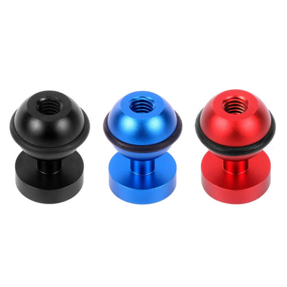 Support d'adaptateur à rotule en aluminium CNC PULUZ pour GoPro, Insta360, DJI et autres caméras d'action, diamètre : 2,5 cm (Noir)