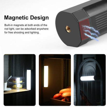 PULUZ 30cm Photo Handheld RGB Stick Light Magnetic LED Fill Light