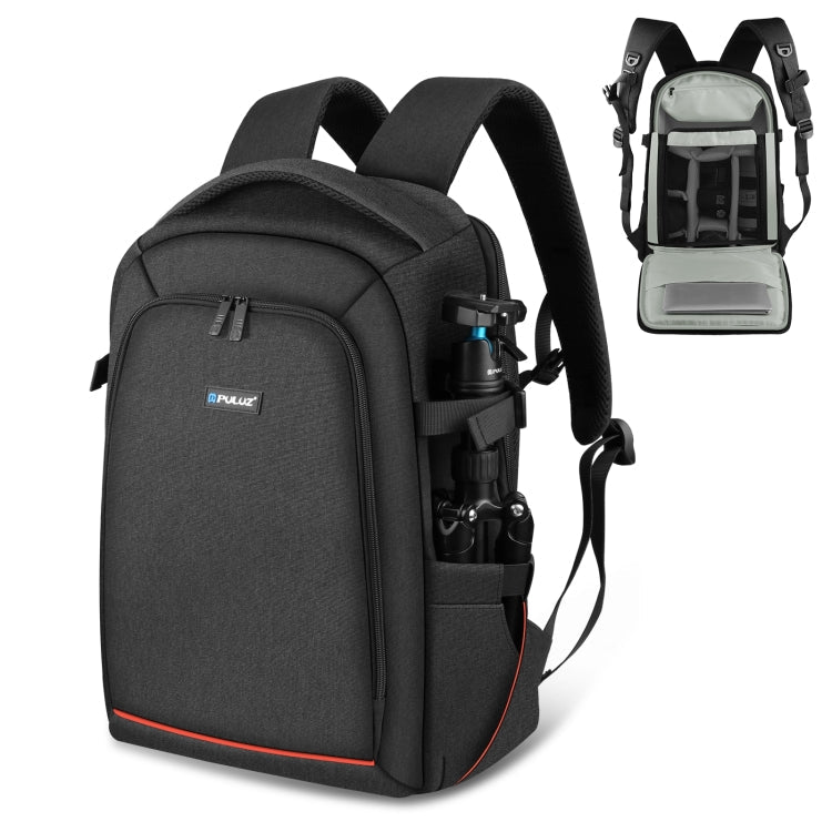 [RUS Warehouse] PULUZ Outdoor Portable Waterproof Scratch-proof Dual Shoulders Backpack Handheld PTZ Stabilizer Camera Bag with Rain Cover for Digital Camera, DJI Ronin-SC / Ronin-S(Black)