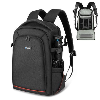 [RUS Warehouse] PULUZ Outdoor Portable Waterproof Scratch-proof Dual Shoulders Backpack Handheld PTZ Stabilizer Camera Bag with Rain Cover for Digital Camera, DJI Ronin-SC / Ronin-S(Black)