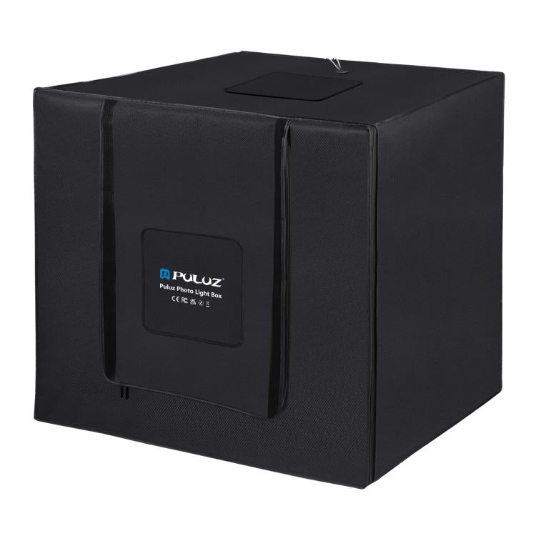 PULUZ 80cm Folding Portable 90W 14000LM High CRI White Light Photo Lighting Studio Shooting Tent Box Kit with 4 Colors Black, White, Orange, Green Backdrops (US Plug)