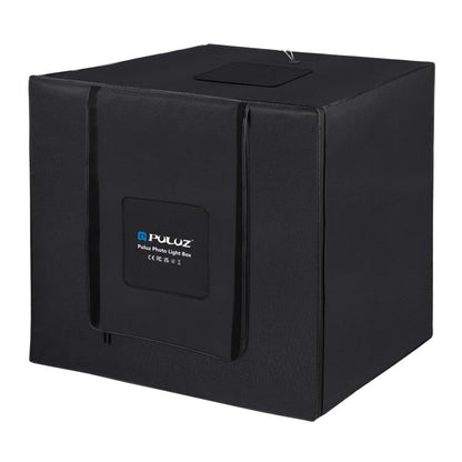 PULUZ 80cm Folding Portable 90W 14000LM High CRI White Light Photo Lighting Studio Shooting Tent Box Kit with 4 Colors Black, White, Orange, Green Backdrops (US Plug)
