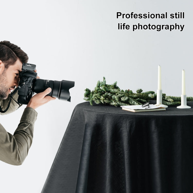 PULUZ 3m x 6m Photography Background Thickness Photo Studio Background Cloth Backdrop (Black)