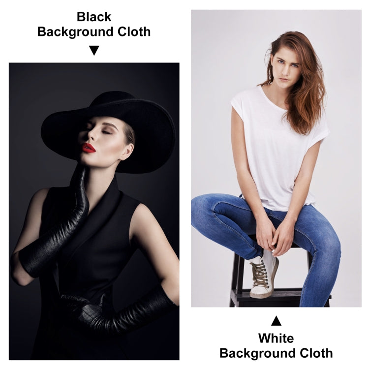 PULUZ 2m x 2m Photography Background Thickness Photo Studio Background Cloth Backdrop (White)