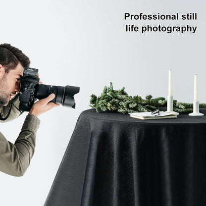 PULUZ 1m x 2m Photography Background Thickness Photo Studio Background Cloth Backdrop (Black)