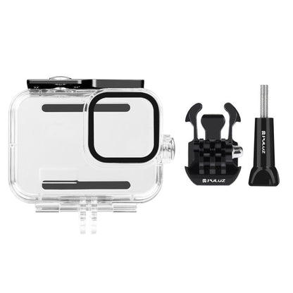 [US Warehouse] For GoPro HERO13 Black /12 Black /11 Black /10 Black /9 Black PULUZ 60m Waterproof Housing Protective Case with Buckle Basic Mount & Screw