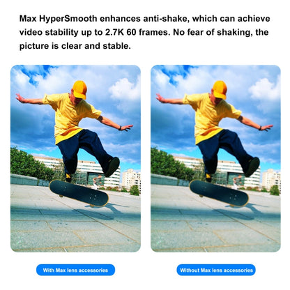 PULUZ Max Lens Mod Wide Angle Lens for GoPro Hero13 Black / Hero12 Black / Hero11 Black / HERO10 Black / HERO9 Black(Black)
