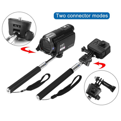 PULUZ Extendable Handheld Selfie Monopod for GoPro, Insta360, DJI and Other Action Cameras, Length: 22.5-80cm