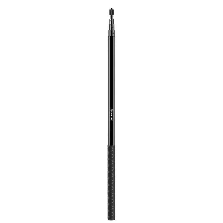 PULUZ 3m Metal Selfie Stick Monopod  for Insta360 One RS / X2 / X3 / X4 / DJI Osmo 360 (Black)