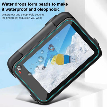 For Insta360 Ace Pro 2 PULUZ 3 in 1 Rear & Front  Screen and Lens Tempered Glass Film (Transparent)