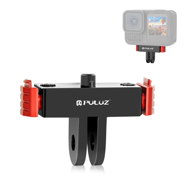 For GoPro HERO13 Black  PULUZ Magnetic Quick Release Base Mount (Black Red)
