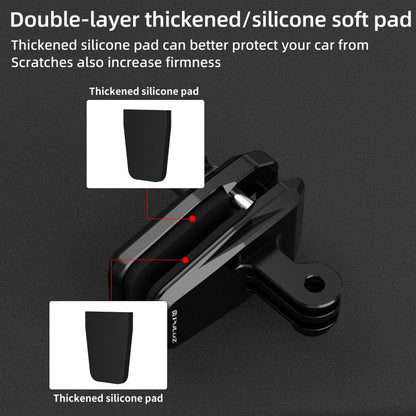 Support de fixation pour caméra de pare-brise de moto PULUZ (noir)