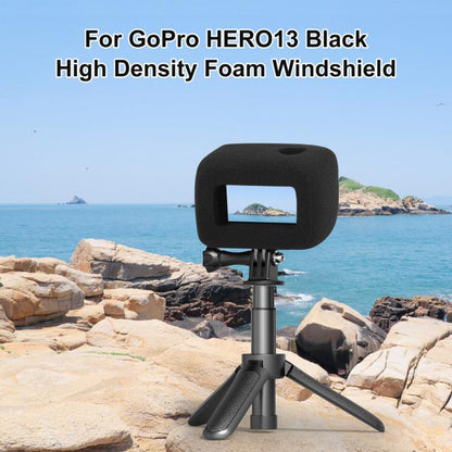 Pour Boîtier de protection en mousse coupe-vent PULUZ pour GoPro HERO13 Black (Noir)