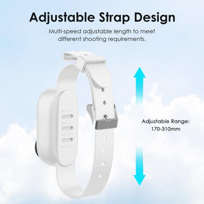 For Insta360 GO 3 / GO 3S PULUZ Camera Silicone Case Wristband Bicycle Strap Extension Mount (White)