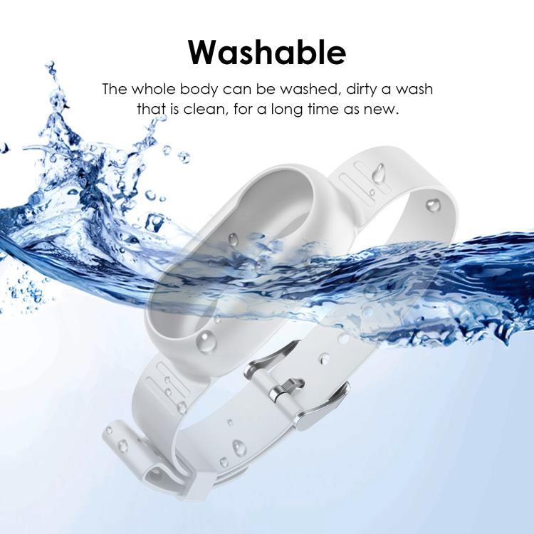 For Insta360 GO 3 / GO 3S PULUZ Camera Silicone Case Wristband Bicycle Strap Extension Mount (White)