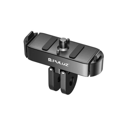 For GoPro HERO13 Black / MAX2 PULUZ Magnetic Quick Release Metal Base (Black)