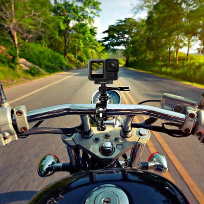 For GoPro HERO13 Black / MAX2 PULUZ Magnetic Quick Release Metal Base (Black)