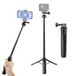 PULUZ Mini Magnetic Quick Release Selfie Stick Tripod (Black)