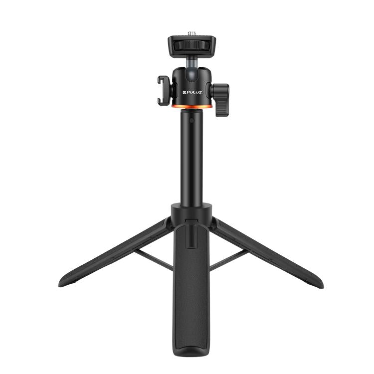 PULUZ Mini trépied d'extension pour caméra de téléphone, rotule à 360 degrés, griffe froide, perche à selfie (noir)