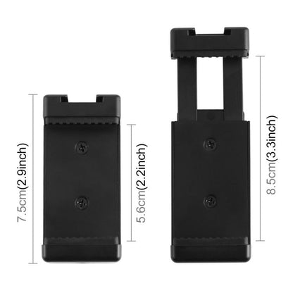 PULUZ Mini trépied d'extension pour caméra de téléphone, rotule à 360 degrés, griffe froide, perche à selfie (noir)