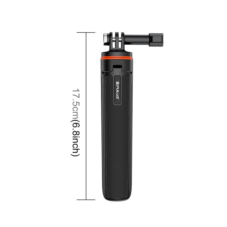 Perche à selfie trépied extensible PULUZ pour caméra d'action GoPro (Noir)