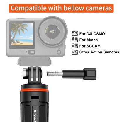 Perche à selfie trépied extensible PULUZ pour caméra d'action GoPro (Noir)
