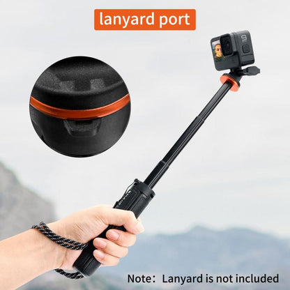 PULUZ Action Camera Extension Tripod Selfie Stick Stand for GoPro (Black)