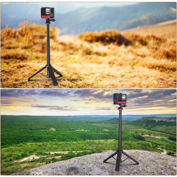 Perche à selfie trépied extensible PULUZ pour caméra d'action GoPro (Noir)
