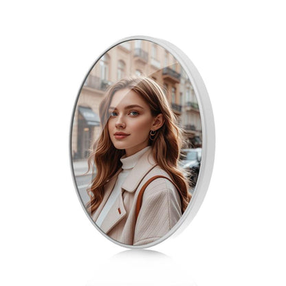 PULUZ Mobile Phone MagSafe Magnetic Makeup Mirror Rear Camera Video Selfie Mirror (White)