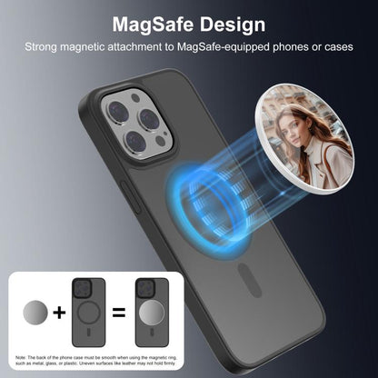 PULUZ Mobile Phone MagSafe Magnetic Makeup Mirror Rear Camera Video Selfie Mirror (White)