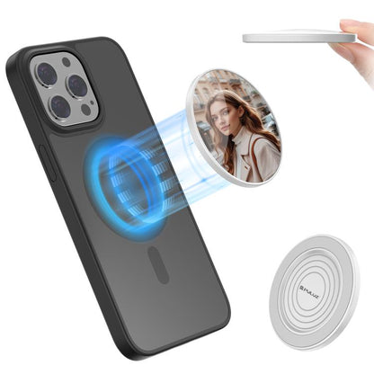 PULUZ Mobile Phone MagSafe Magnetic Makeup Mirror Rear Camera Video Selfie Mirror (White)
